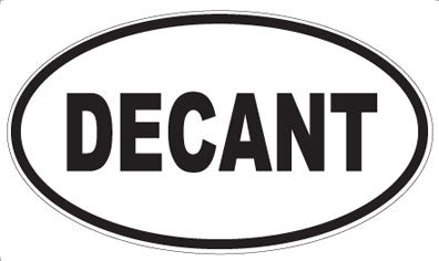DECANT - Oval Magnet