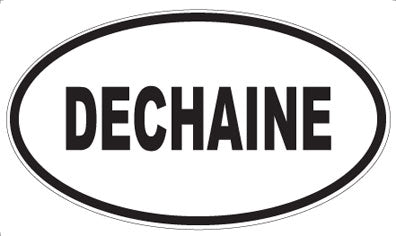 DECHAINE - Oval Sticker