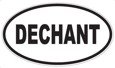 DECHANT - Oval Sticker