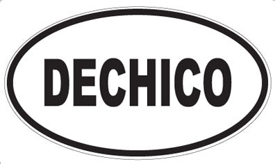 DECHICO - Oval Sticker