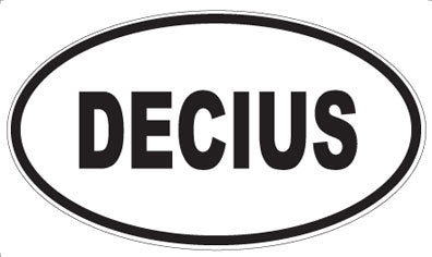 DECIUS - Oval Magnet