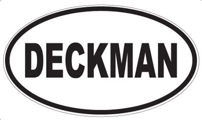 DECKMAN - Oval Sticker