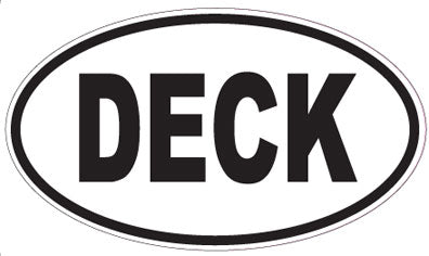 DECK - Oval Sticker
