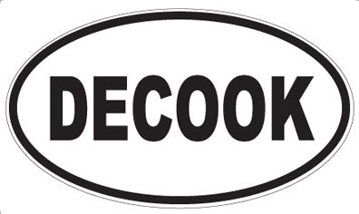 DECOOK - Oval Sticker