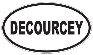 DECOURCEY - Oval Magnet