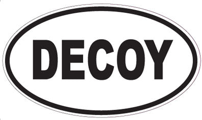 DECOY - Oval Magnet