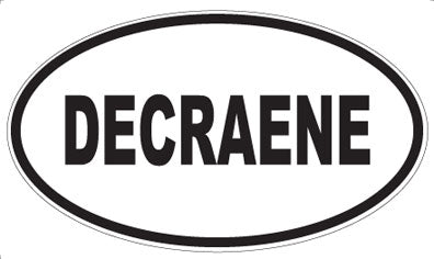 DECRAENE - Oval Sticker
