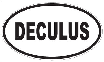 DECULUS - Oval Sticker