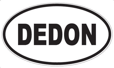 DEDON - Oval Sticker