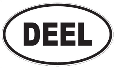 DEEL - Oval Sticker