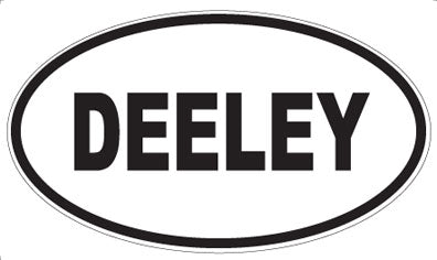 DEELEY - Oval Sticker