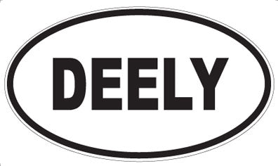DEELY - Oval Sticker