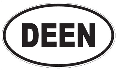 DEEN - Oval Sticker