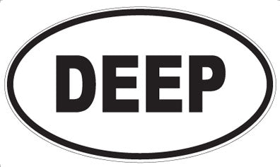 DEEP - Oval Magnet