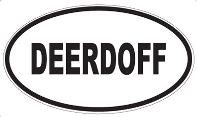 DEERDOFF - Oval Sticker