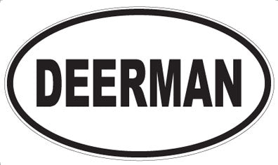 DEERMAN - Oval Sticker