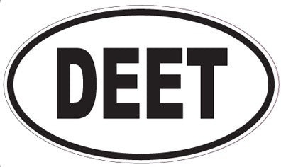 DEET - Oval Sticker