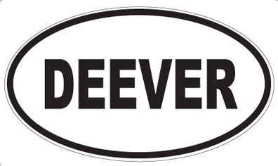 DEEVER - Oval Sticker