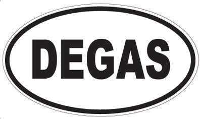 DEGAS - Oval Magnet