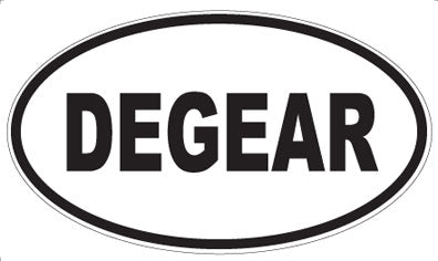 DEGEAR - Oval Sticker