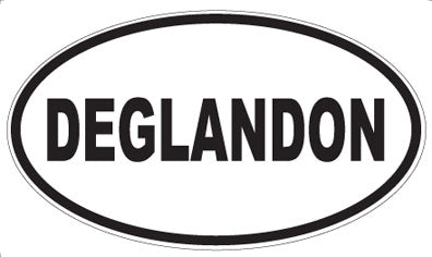 DEGLANDON - Oval Sticker