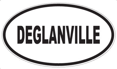 DEGLANVILLE - Oval Sticker