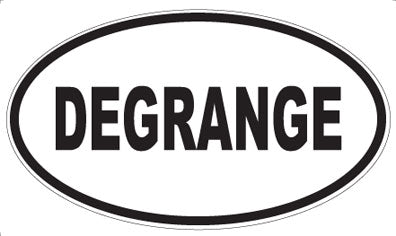 DEGRANGE - Oval Magnet