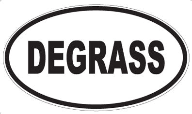 DEGRASS - Oval Sticker