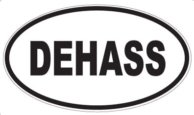 DEHASS - Oval Sticker