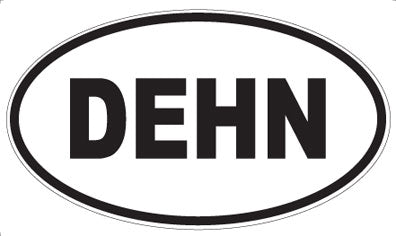 DEHN - Oval Sticker