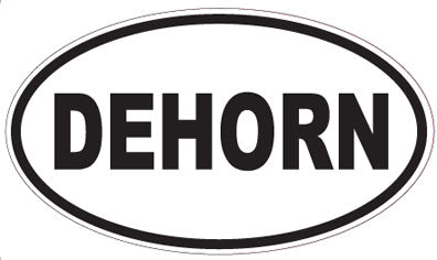 DEHORN - Oval Sticker