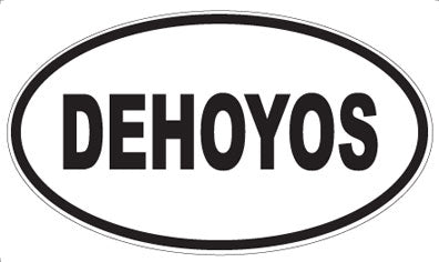 DEHOYOS - Oval Sticker