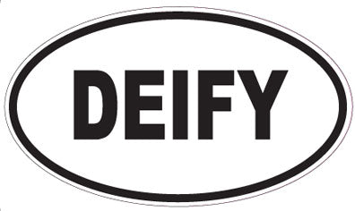 DEIFY - Oval Magnet