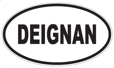 DEIGNAN - Oval Sticker