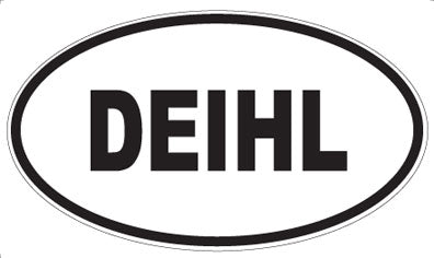 DEIHL - Oval Sticker