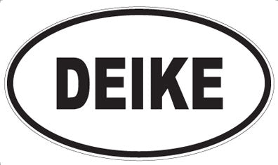DEIKE - Oval Sticker