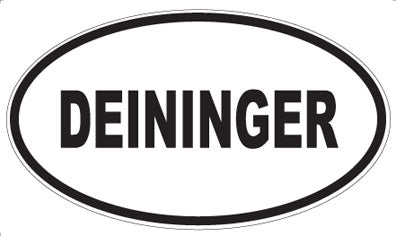DEININGER - Oval Sticker