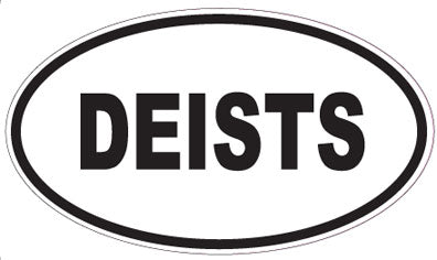 DEISTS - Oval Sticker