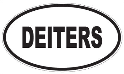 DEITERS - Oval Sticker