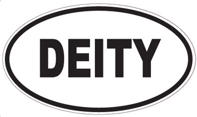DEITY - Oval Magnet