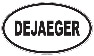 DEJAEGER - Oval Sticker