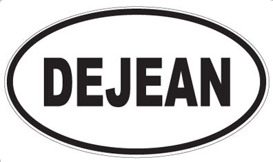DEJEAN - Oval Sticker
