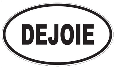 DEJOIE - Oval Sticker