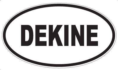 DEKINE - Oval Sticker