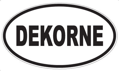 DEKORNE - Oval Sticker