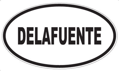 DELAFUENTE - Oval Sticker