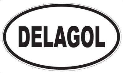 DELAGOL - Oval Sticker