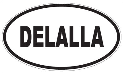 DELALLA - Oval Sticker