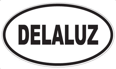 DELALUZ - Oval Sticker