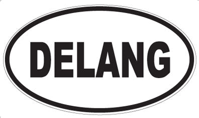 DELANG - Oval Sticker